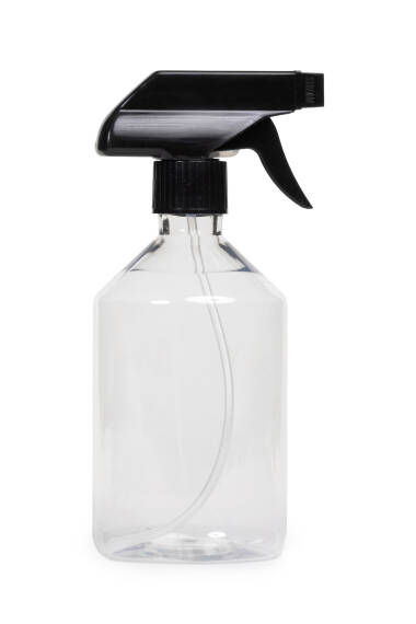 Schwarze Sprühflasche mit Auslöser - 500 ml Dicke PET-Flasche - 1