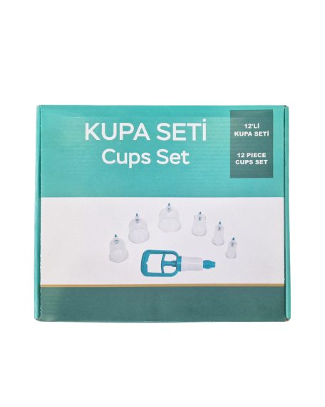 Set de Ventouses de Hijama 12 Pièces (Sans Marque) - 4
