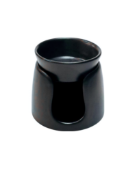 Short Bowl Incense Burner - Black - 2