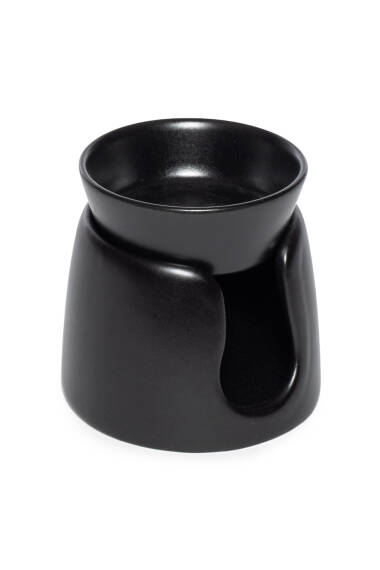 Short Bowl Incense Burner - Black - 7