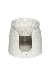 Short Bowl Incense Burner - White - 3