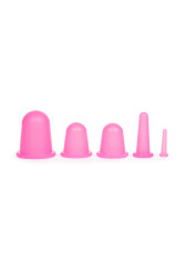 Silikon Masaj Kupası 5 Li Pembe - 1