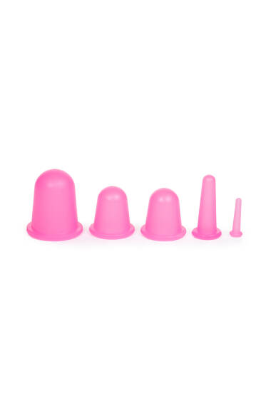 Silikon Masaj Kupası 5 Li Pembe - 4