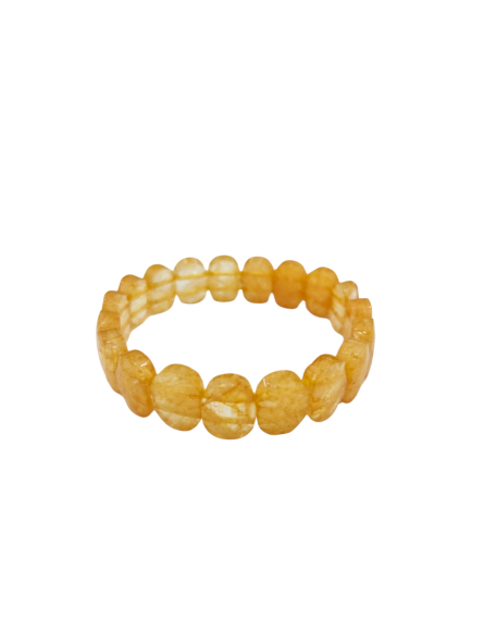 Sitrin Taşı Doğal Taş Rolex Bileklik (Oval) - 2
