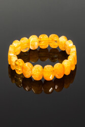 Sitrin Taşı Doğal Taş Rolex Bileklik (Oval) - 3