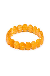 Sitrin Taşı Doğal Taş Rolex Bileklik (Oval) - 1