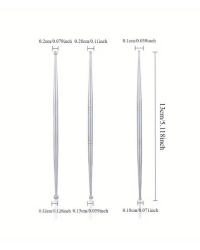 Stylos d’Acupression en Acier (Lot de 3) - 2