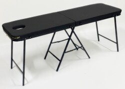 Table de Massage Professionnelle Portable – Noir / Blanc - 9