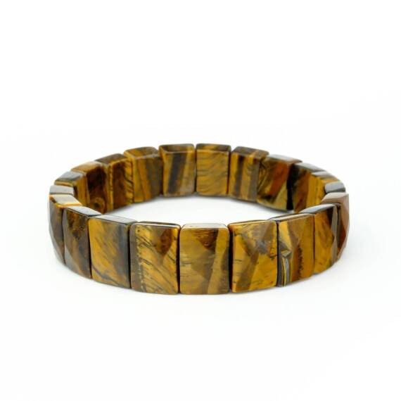 Tigerauge Naturstein Armband - 1
