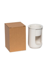 Uzun Çanaklı Buhurdanlık - Beyaz - 3