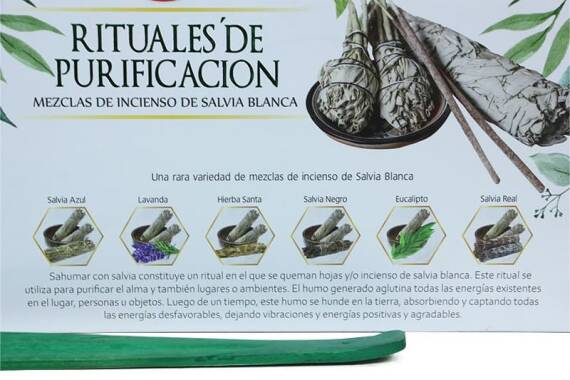 White Sage Cleansing Incense Set (6-Pack) - 2