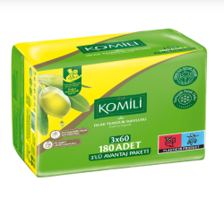 Zeytinyağlı 3'lü Islak Mendil - 