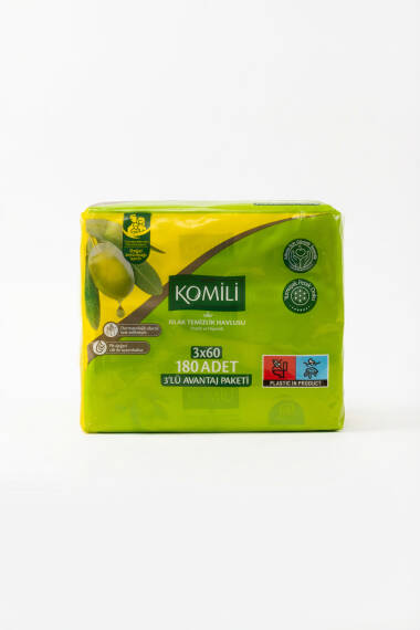 Zeytinyağlı 3'lü Islak Mendil - 4